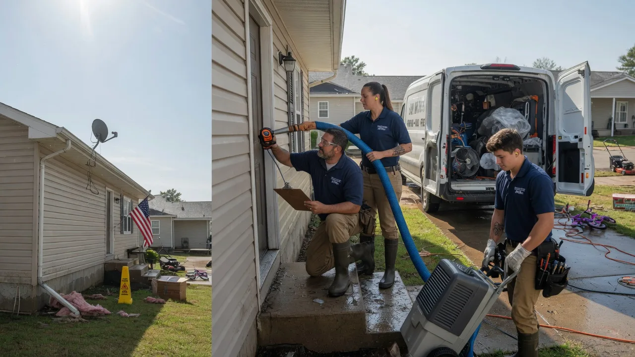 Ceiling Water Damage Restoration in Monaca, PA near me